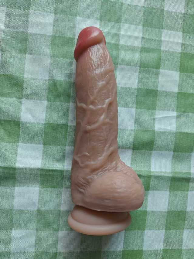 Manual Dildo – Thick & Large, Flesh‑Brown (21cm / 5cm / 350g)-MY34