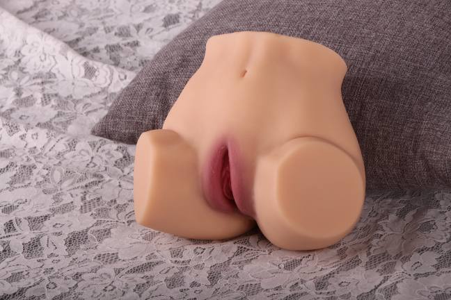 Medium Realistic Butt Masturbator with Dual Openings-MY15