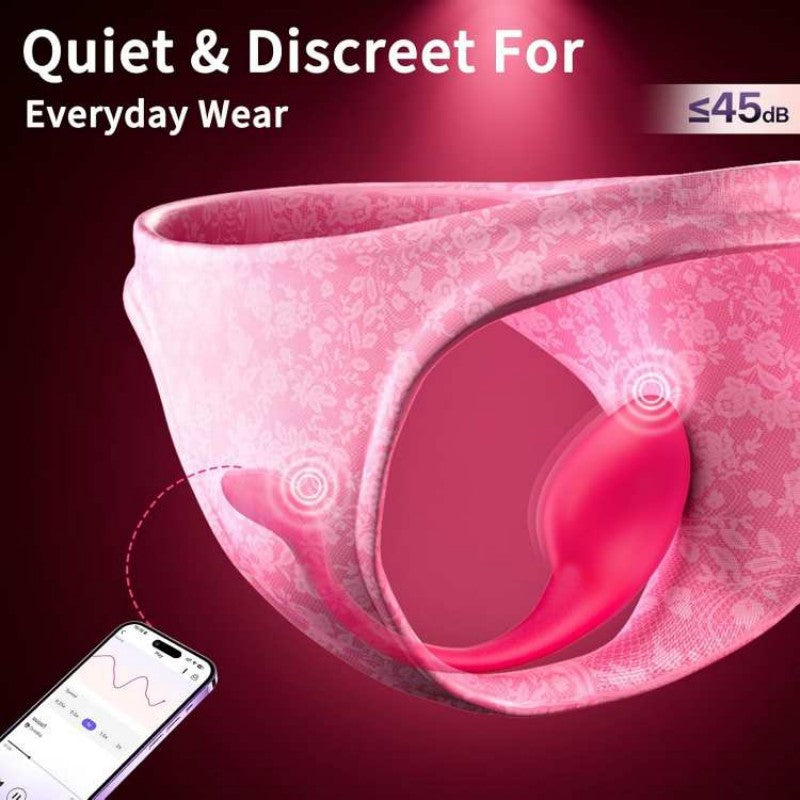 Rose‑Red Whale Bullet Vibrator with App Control-MY04