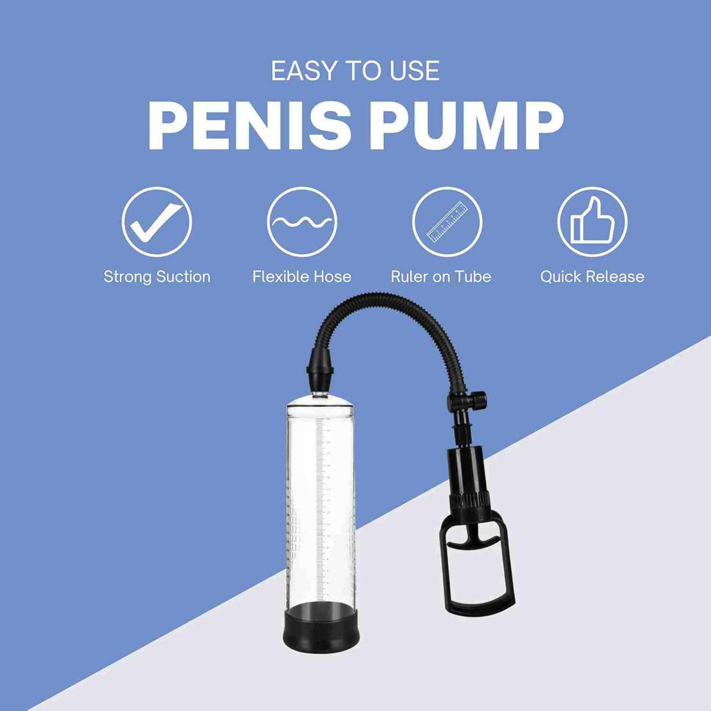 Manual Penile Extender with Scale, Sleeves & Realistic Texture-MY08