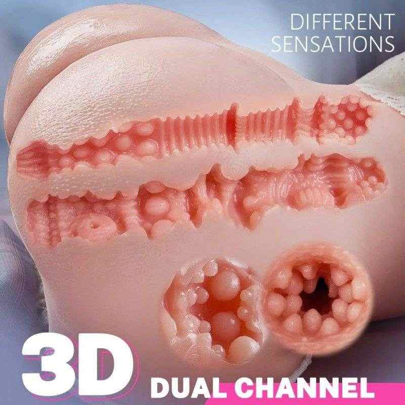 Electric Large Realistic Butt with Suction, Vibration, Heating & Audio (25×22×18.5 cm, 4.6 kg)-MY30