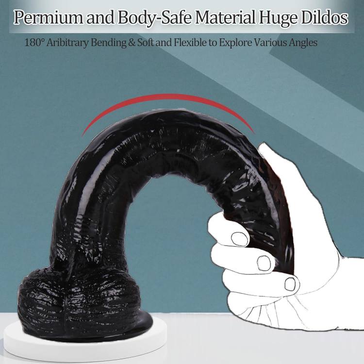 Black Manual Dildo (18cm / 3.8cm / 190g)-MY32