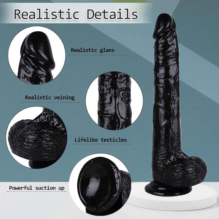 Black Manual Dildo (18cm / 3.8cm / 190g)-MY32
