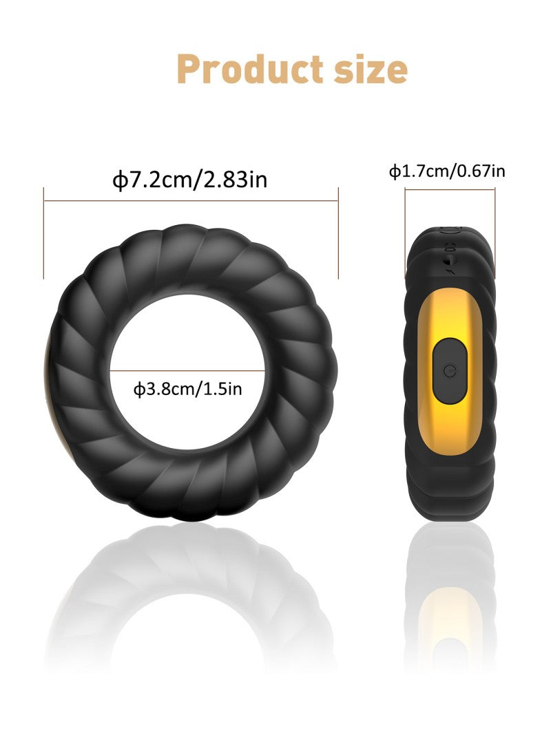 Electric Tire‑Shaped Cock Ring (Vibrating)-MY38