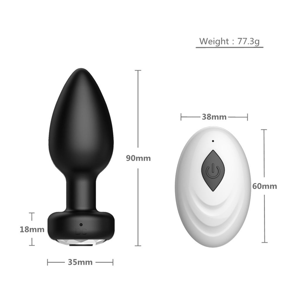Wireless Electric Diamond Anal Plug-MY39