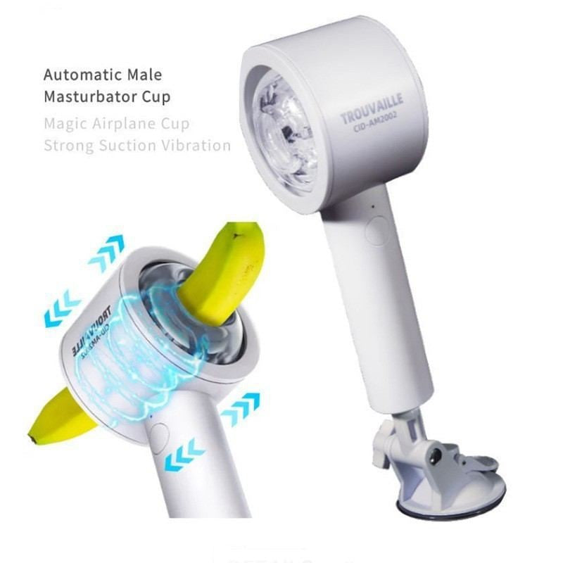 Hairdryer‑Style Suction Masturbator with Stand-MY05