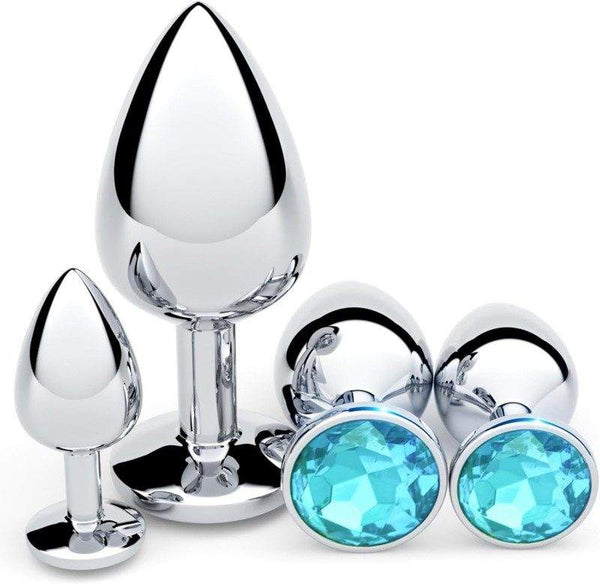Metal Anal Plug Set (Small / Medium / Large)-MY06