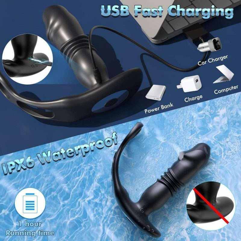 App‑Controlled Electric Anal Plug (100mm)-MY07