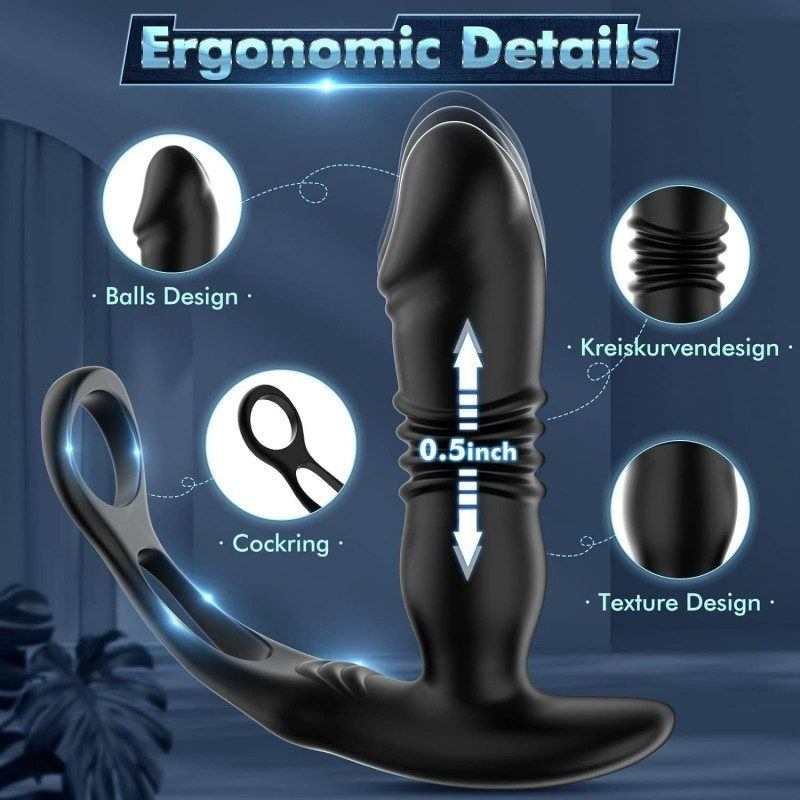 App‑Controlled Electric Anal Plug (100mm)-MY07