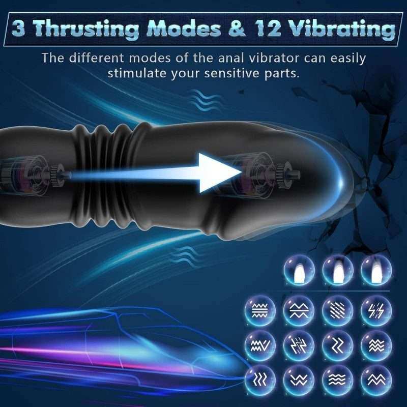 App‑Controlled Electric Anal Plug (100mm)-MY07