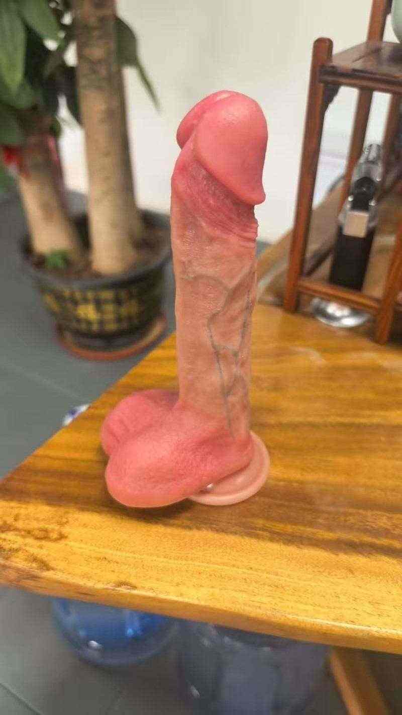 Wireless Electric Dildo with Heating & Swivel Action (23cm / 4.5cm / 450g)-MY10