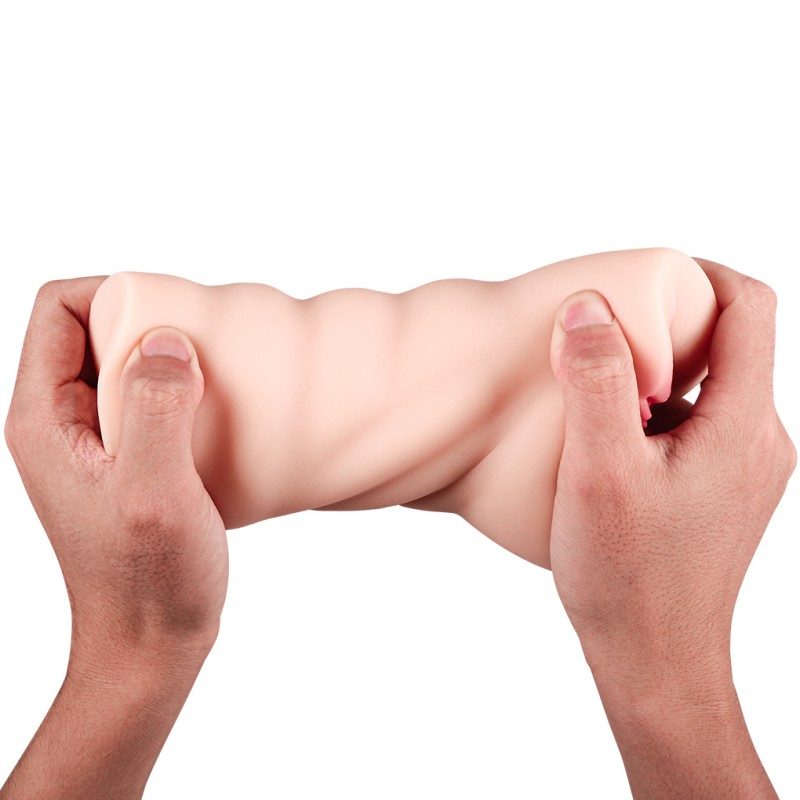 Single‑Head Masturbator with Dual Vaginal & Anal Openings-MY12