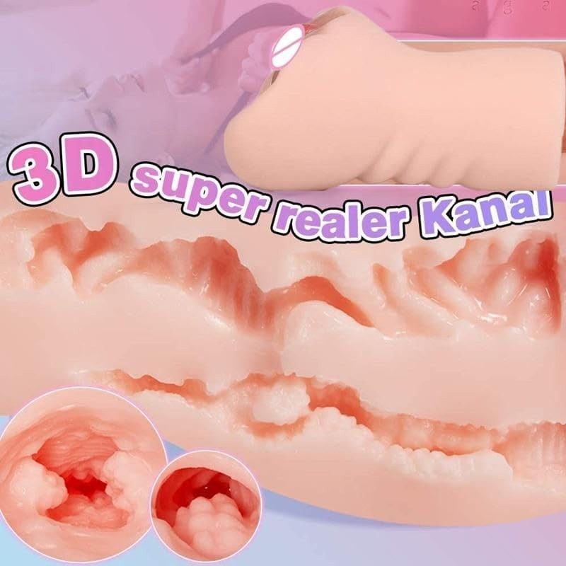 Single‑Head Masturbator with Dual Vaginal & Anal Openings-MY12