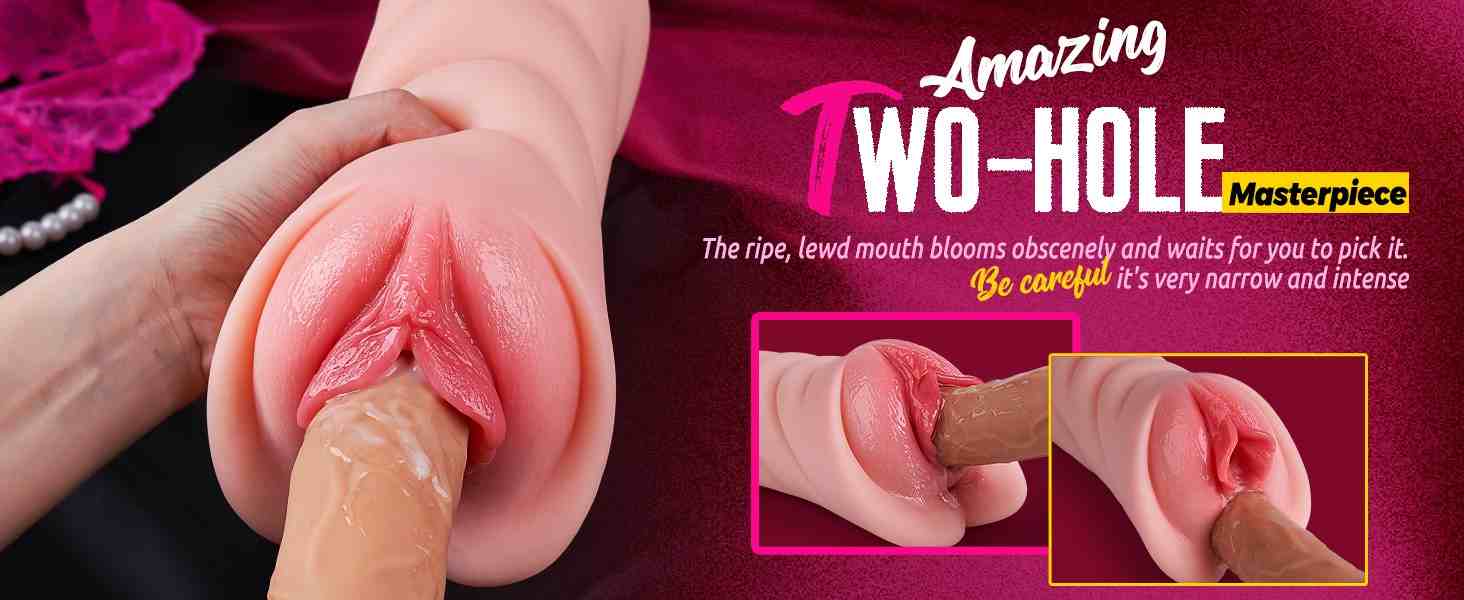 Single‑Head Masturbator with Dual Vaginal & Anal Openings-MY12