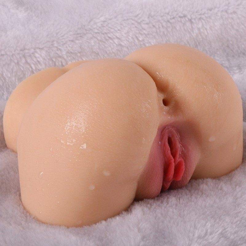 Small Realistic Butt Masturbator with Dual Openings-MY14