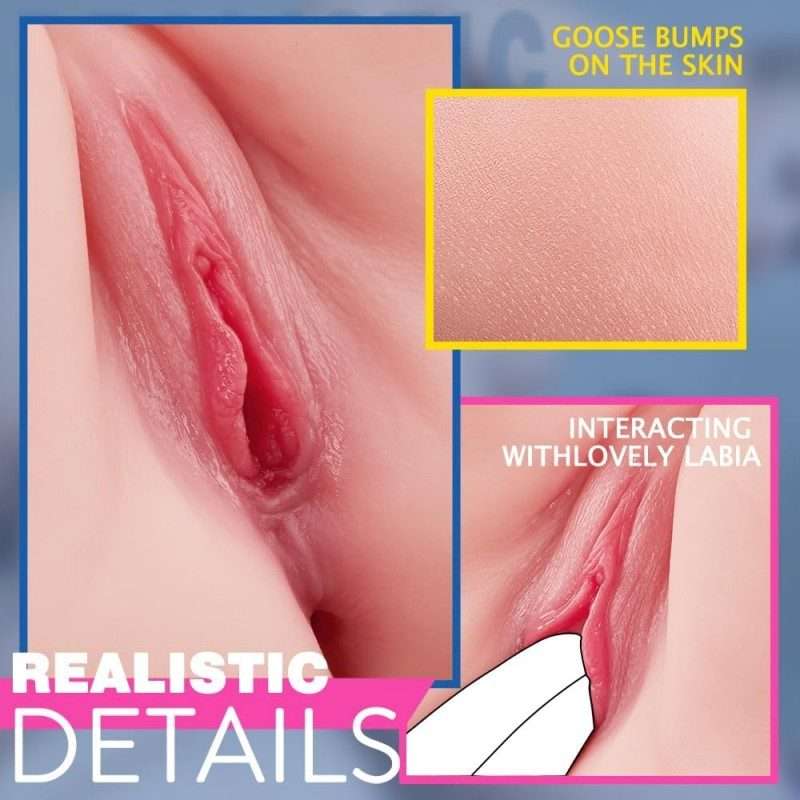 Medium Realistic Butt Masturbator with Dual Openings-MY15