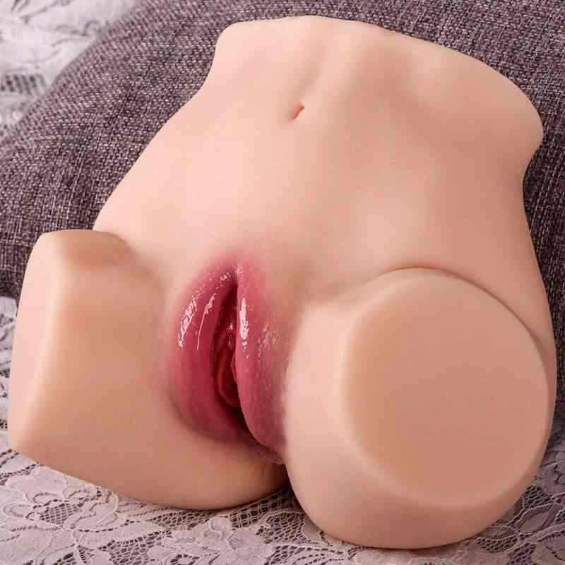 Medium Realistic Butt Masturbator with Dual Openings-MY15
