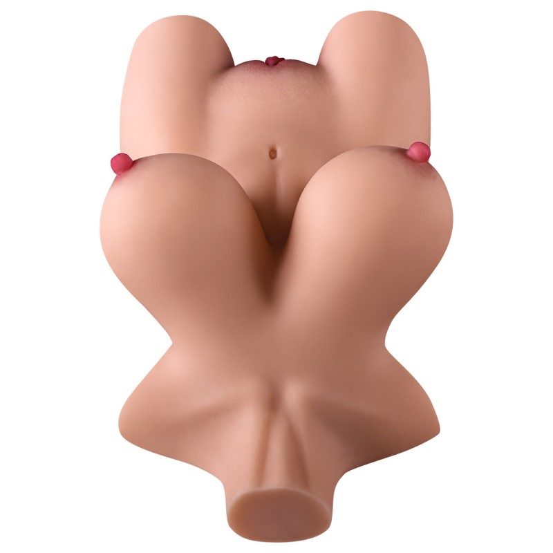 Medium Half‑Body Doll with Triple Stimulation (Breasts, Vagina, Anus)-MY19