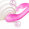 Blush Pink Dual‑Purpose Heating Vibrator (194×37mm)-MY22
