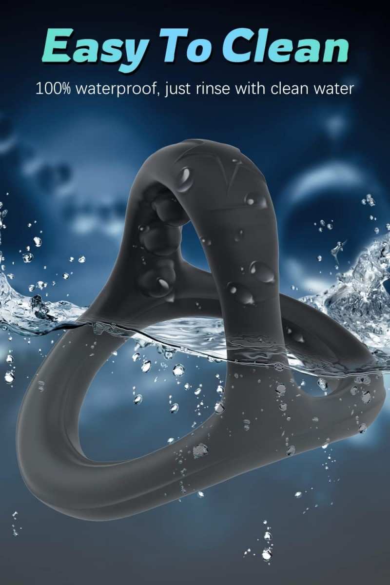 Triple‑Ring Cock Ring Set (Manual, 3‑Loop Design)-MY24