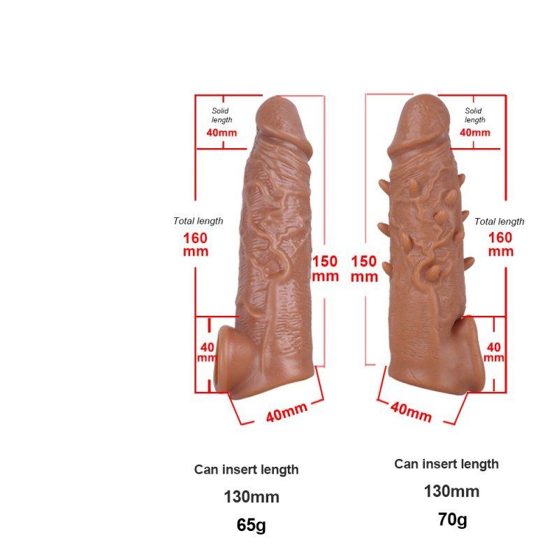 Penis Sleeve "Short Brother" (16cm × 3.5cm, 66g)-MY25