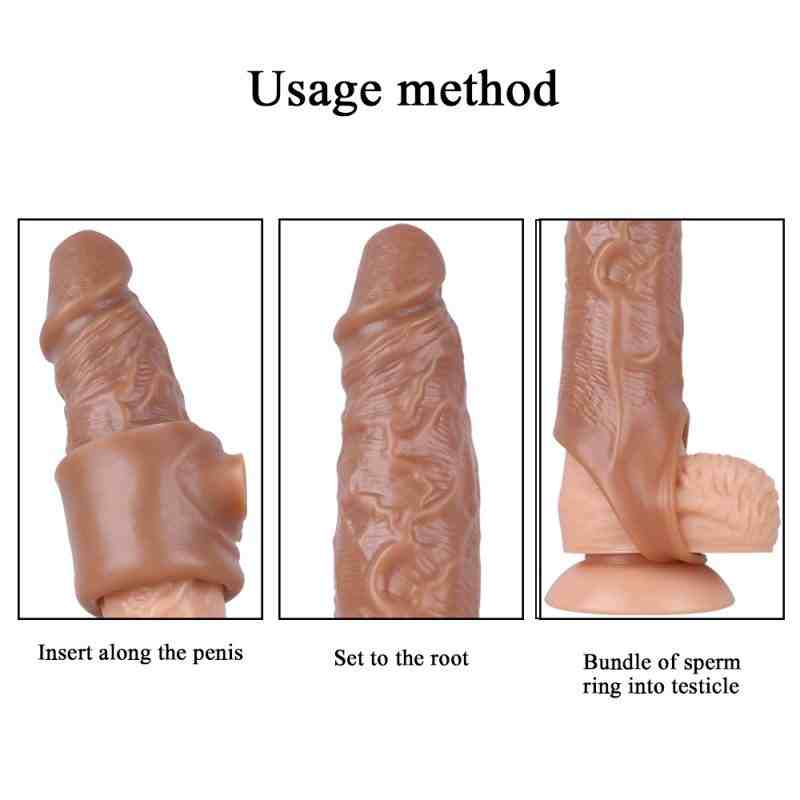 Penis Sleeve "Short Brother" (16cm × 3.5cm, 66g)-MY25