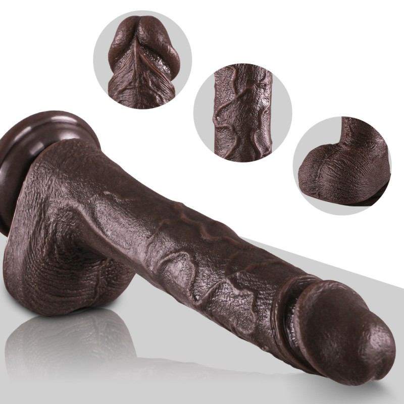 Wireless Electric Dildo with Heating, Swivel & Remote Control (23.7cm / 4.5cm / 460g)-MY28