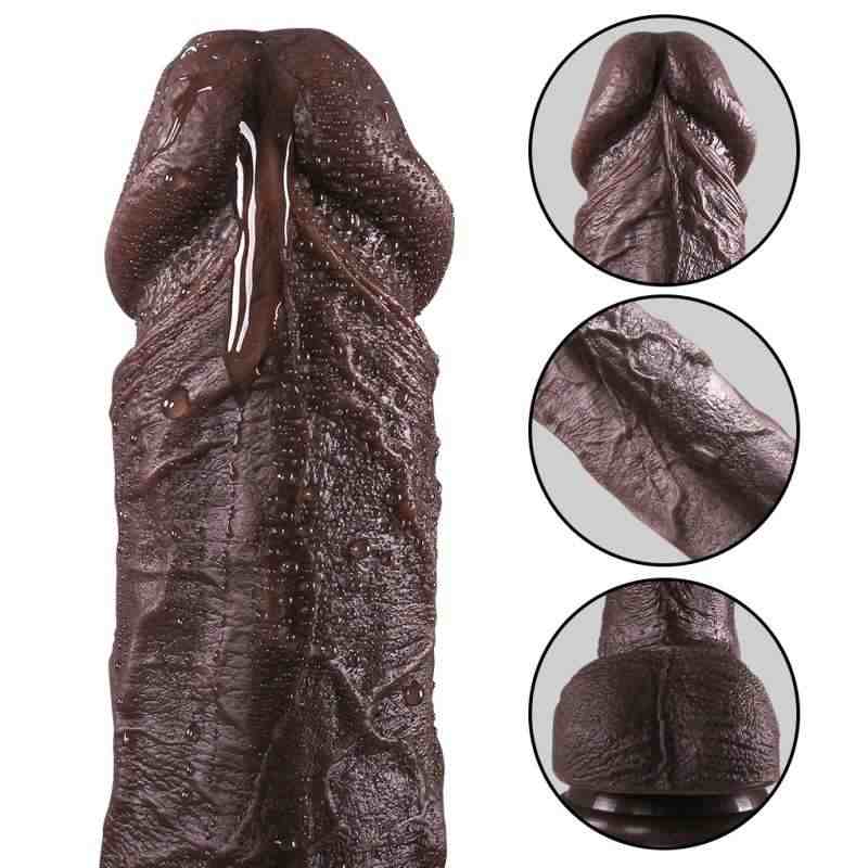 Wireless Electric Dildo with Heating, Swivel & Remote Control (23.7cm / 4.5cm / 460g)-MY28