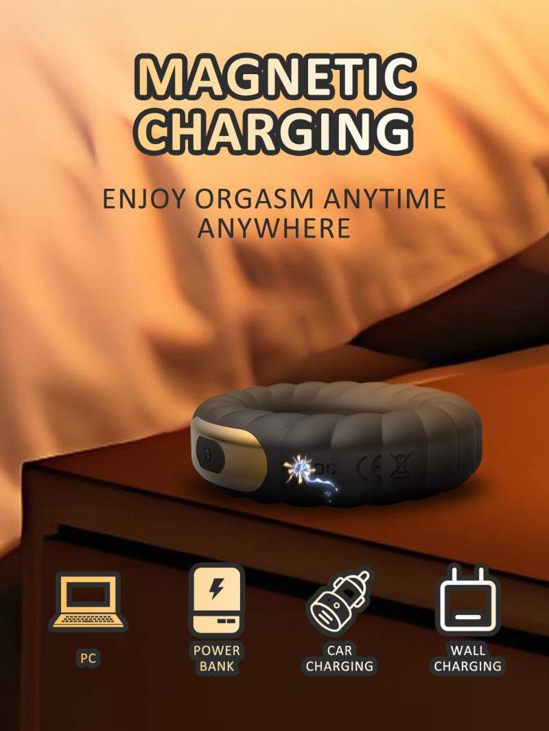 Electric Tire‑Shaped Cock Ring (Vibrating)-MY38