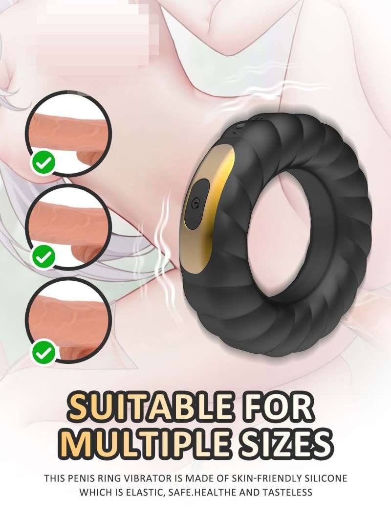Electric Tire‑Shaped Cock Ring (Vibrating)-MY38