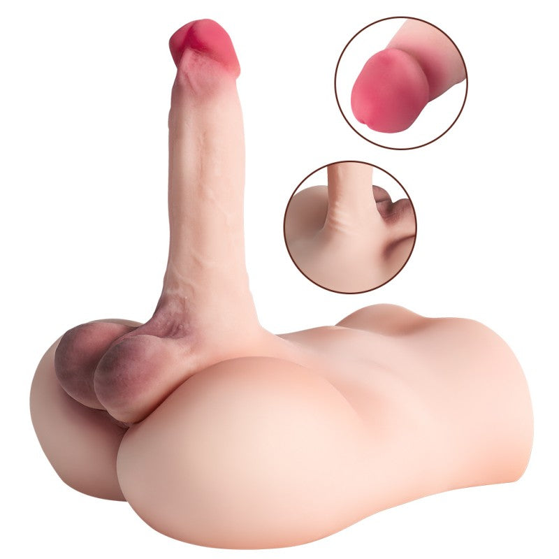 Premium Dual‑Entry Masturbator – Egg Shape (7" / 1.77" / 6.2 lbs)-MY42