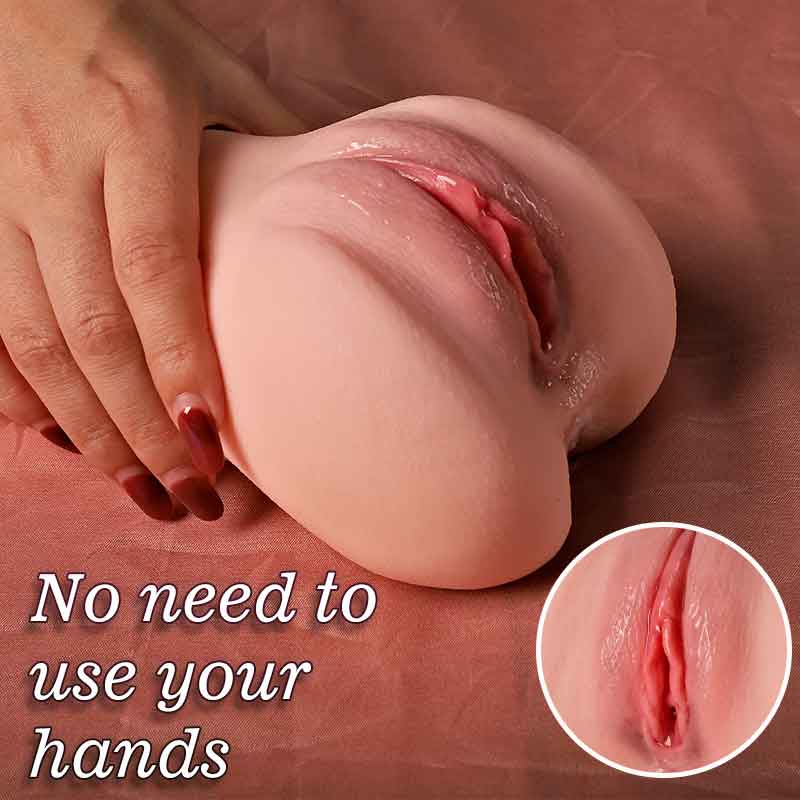 Single‑Head Masturbator with Dual Openings & Heating Rod (17.5×9.5×9.5 cm, 800 g)-MY47