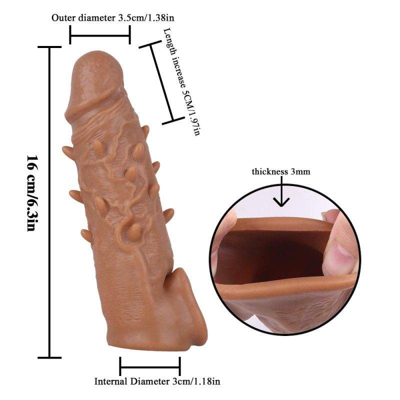 Barbed Sleeve "Short Brother with Barbs" (16cm × 3.5cm, 70g)-MY26
