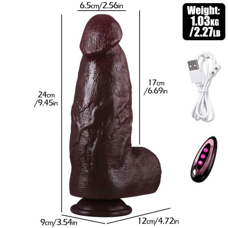 Wireless Electric Dildo (24cm / 6.5cm / 1030g)-MY41